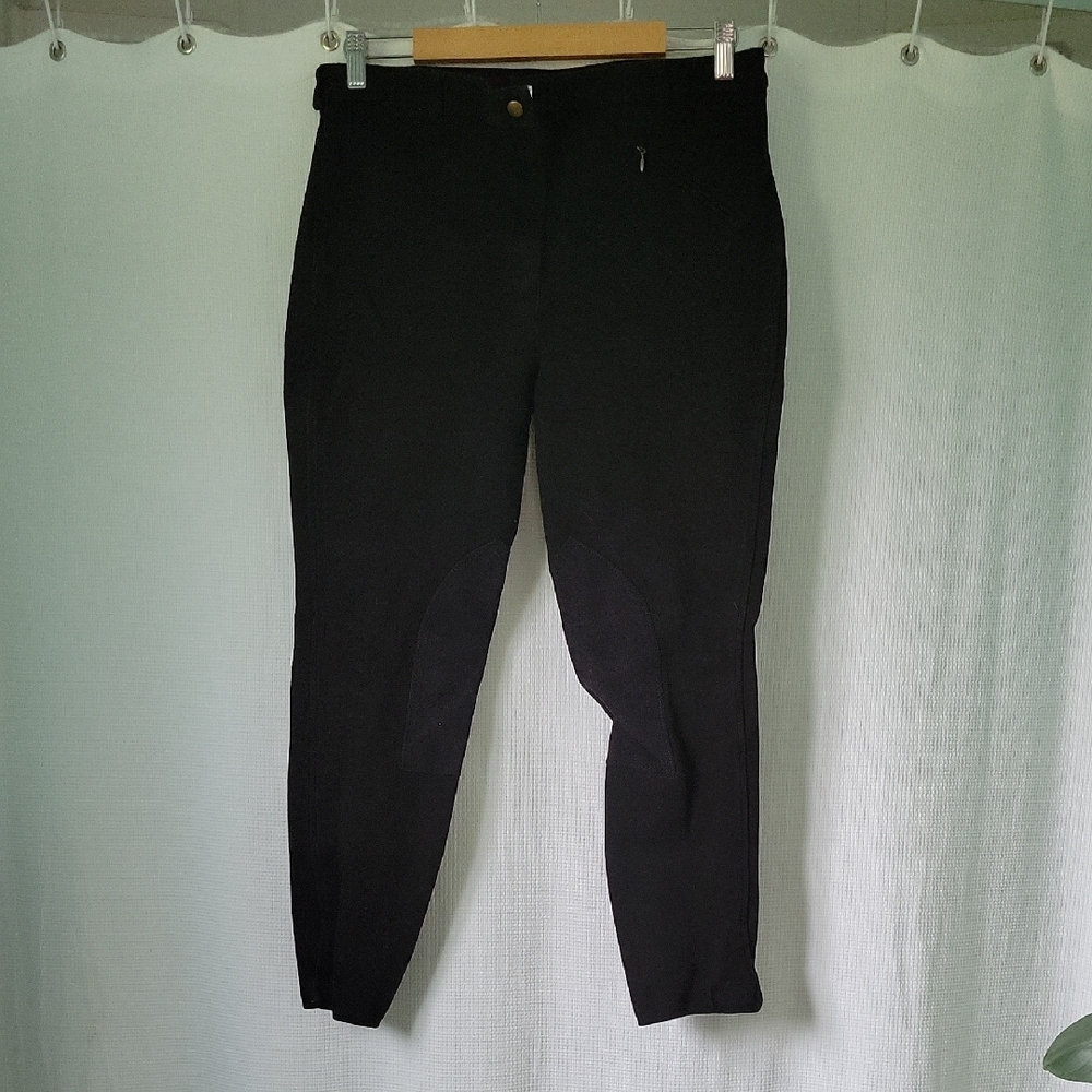 Black Knee Patch Breeches